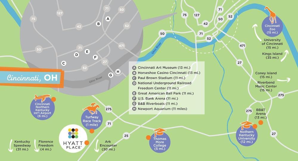 Hyatt Place Cincinnati Airport Флоренция Экстерьер фото